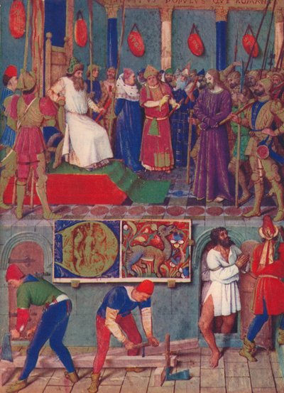 Jesús ante Poncio Pilato de Jean Fouquet
