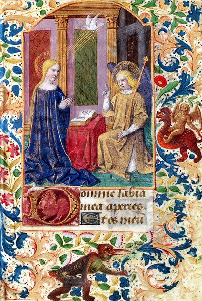 Ms Latin 13305 fol.15 La Anunciación, de 
