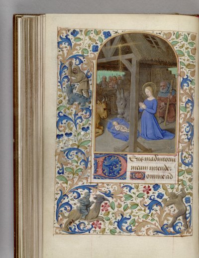 Natividad Libro de Horas, 1450-1499 de Jean Fouquet