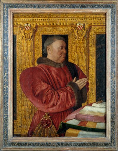 Retrato de Guillaume Jouvenel des Ursins, Barón de Trainel, Canciller de Francia de Jean Fouquet