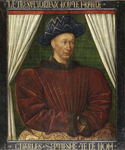 Retrato del Rey Carlos VII de Francia de Jean Fouquet