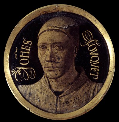 Autorretrato del díptico de Notre-Dame de Melun de Jean Fouquet