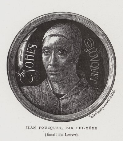 Autorretrato del pintor francés del siglo XV Jean Foucquet de Jean Fouquet