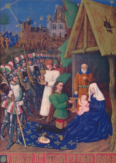 La adoración de los Magos, c1455, 1939 de Jean Fouquet