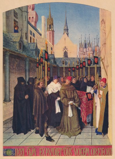 El entierro de Etienne Chevalier, c1455, 1939 de Jean Fouquet