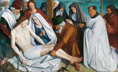 La Piedad de Jean Fouquet (hacia 1415 - hacia 1481), temple sobre madera de Jean Fouquet