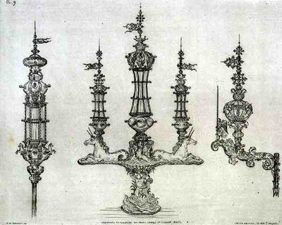 Faroles y antorchas de los Palacios Cavalli y Sagredo, en Venecia, de 