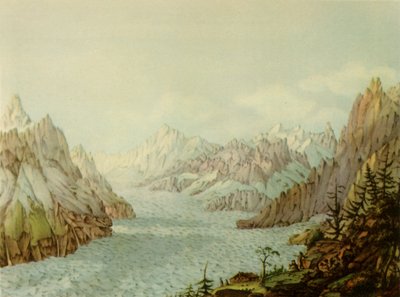 ‘La Mer de Glace o Glacier des Bois’ de Jean Francois Albanis de Beaumont