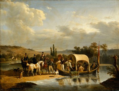 La partida, 1836 de Jean Francois Demay