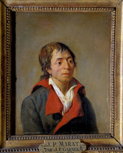 Retrato de Jean-Paul Marat de Jean Francois Garneray