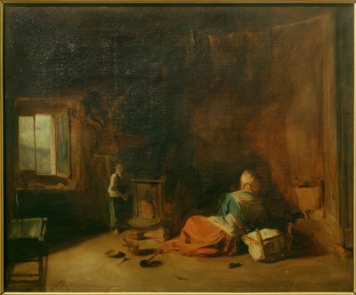 Interior campesino de Jean Francois Gigoux