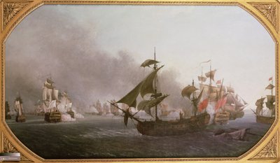 Combate naval frente a la isla de Granada, 6 de julio de 1779, 1788 de Jean Francois Hue