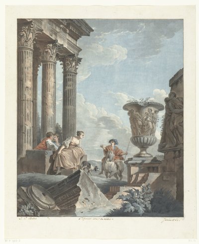 Antiguas ruinas de Jean Francois Janinet