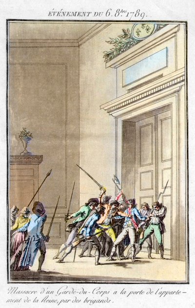 Revolución Francesa - Evento del 6 de octubre de Jean Francois Janinet