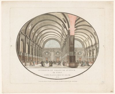 Interior del Palacio de Justicia de París
Interior del Palacio de Justicia de París (título en el objeto) de Jean Francois Janinet