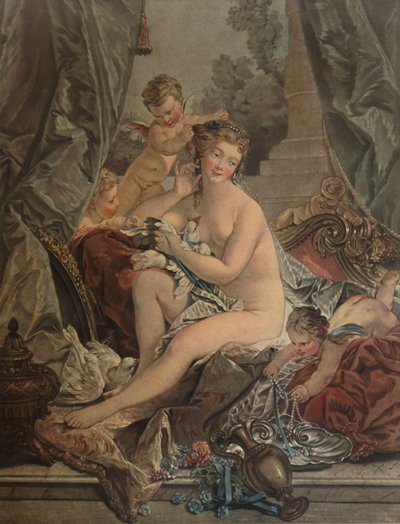 La Toilette de Venus, Venus bañándose, 1783, 1913 de Jean Francois Janinet
