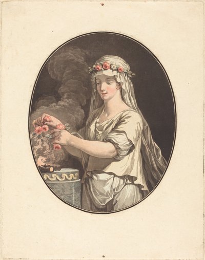 La joven vestal de Jean Francois Janinet