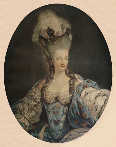 María Antonieta, Reina de Francia, 1777, 1913 de Jean Francois Janinet