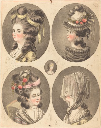 Modelos de peinados de Jean Francois Janinet