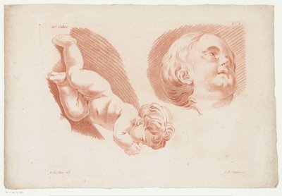 Niño pequeño y cabeza de un niño Composiciones con partes del cuerpo humano (título de la serie) Xe Cahier de principies du dessin d