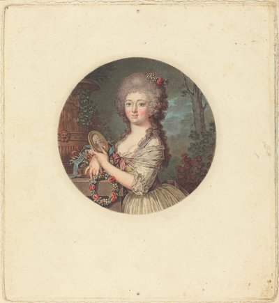 Retrato de una joven princesa de Jean Francois Janinet