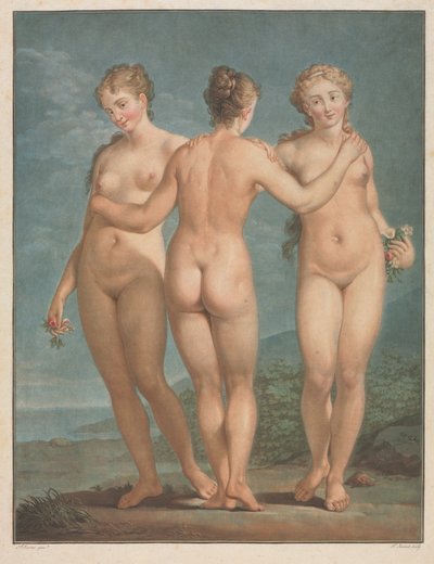 The Three Graces de Jean Francois Janinet