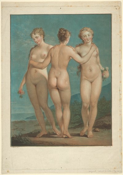 Las Tres Gracias de Jean Francois Janinet