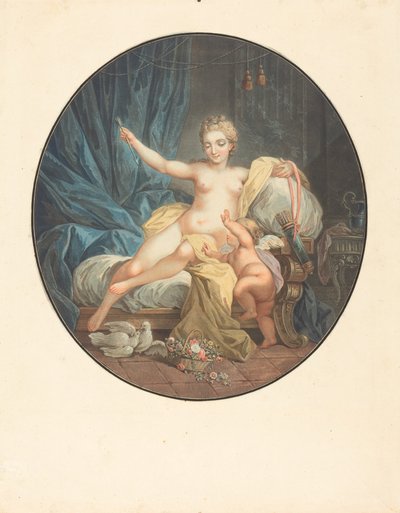 Venus desarmando al amor de Jean Francois Janinet