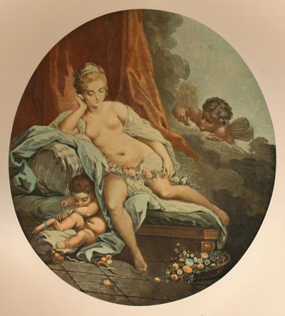 Venus en Reflexión, c.1785 de Jean Francois Janinet