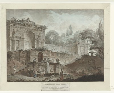 Villa Sacchetti (título en el objeto) de Jean Francois Janinet