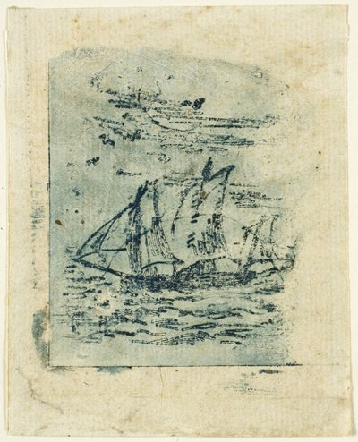 Un Barco a Vela de Jean Francois Millet