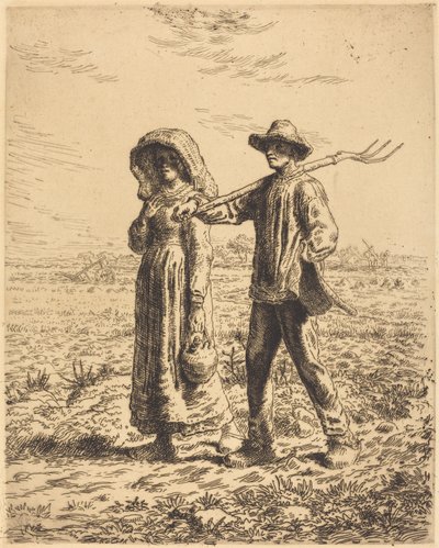 Salida para el trabajo de Jean Francois Millet