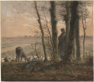 Hojas Caídas de Jean Francois Millet