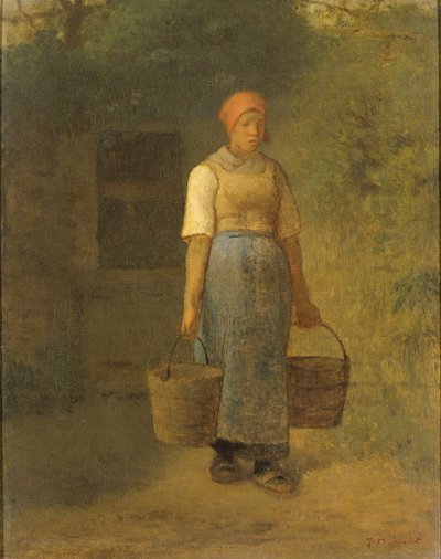 Niña llevando agua de Jean Francois Millet