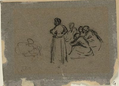 Grupo de mujeres de Jean Francois Millet