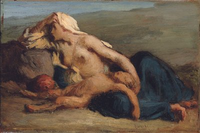 Agar e Ismael de Jean Francois Millet