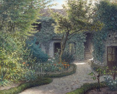 La casa de Theodore Rousseau (1812-1867) en Barbizon de Jean Francois Millet