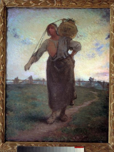 Lechera normanda en Greville de Jean Francois Millet