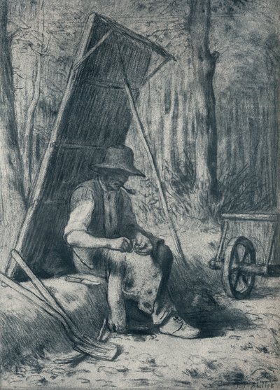 Le Cantonnier, el Reparador de Caminos, siglo XIX de Jean Francois Millet