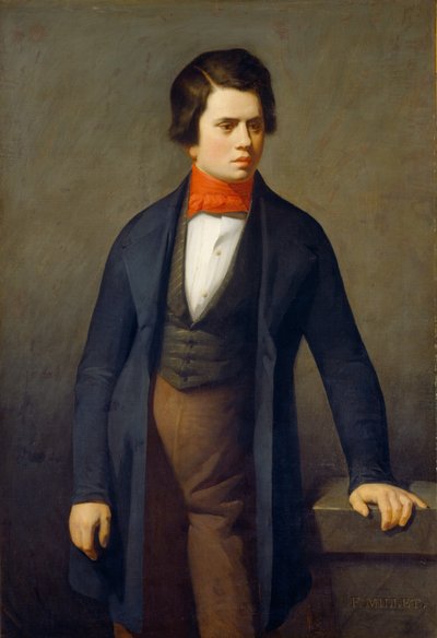 Leconte de Lisle, c. 1840-1841 de Jean Francois Millet