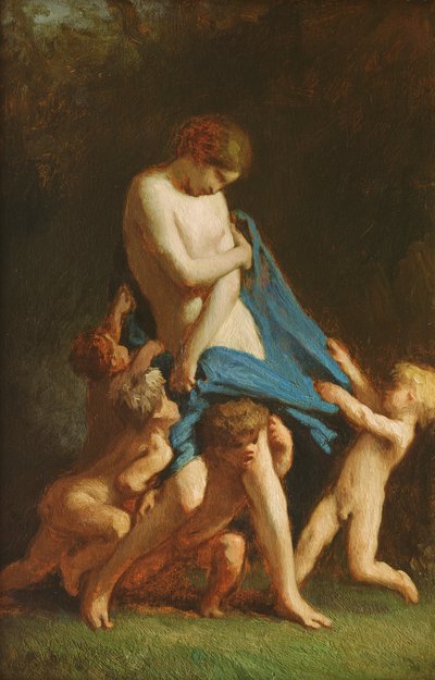 El amor triunfante, c.1847-48 de Jean Francois Millet