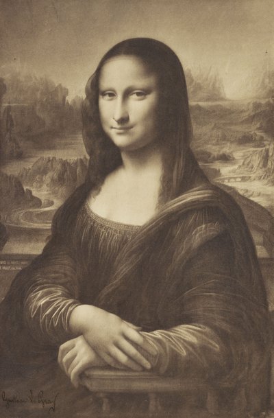 Dibujo de la Mona Lisa de Millet, 1854-55 de Jean Francois Millet