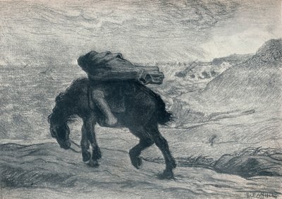Febo y Bóreas, siglo XIX de Jean Francois Millet