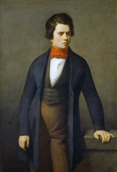Retrato de Leconte de Lisle de Jean Francois Millet