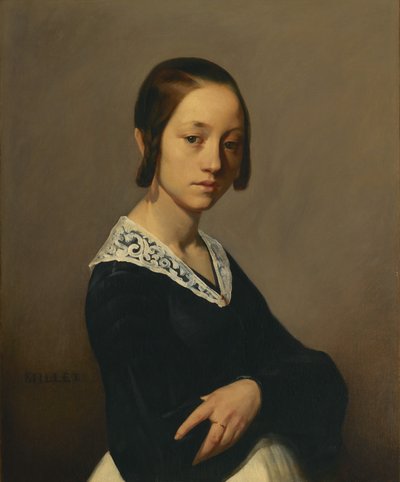 Retrato de Louise-Antoinette Feuardent de Jean Francois Millet