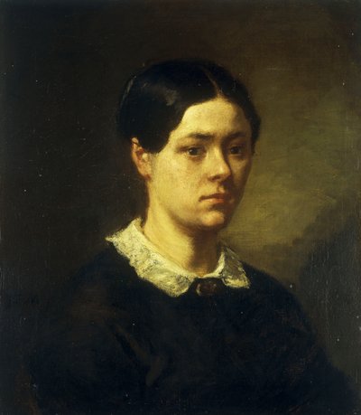 Retrato de Madame J.F. Millet, c.1844 de Jean Francois Millet