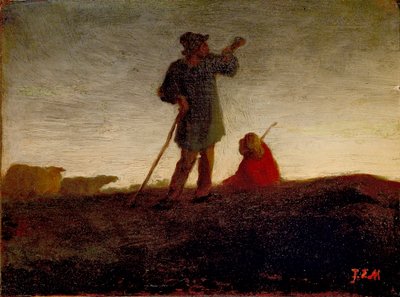 Recordando al rebaño de Jean Francois Millet