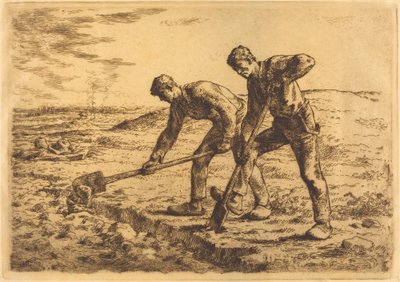 Los cavadores de Jean Francois Millet