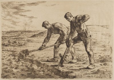 Los cavadores, 1814-75 de Jean Francois Millet