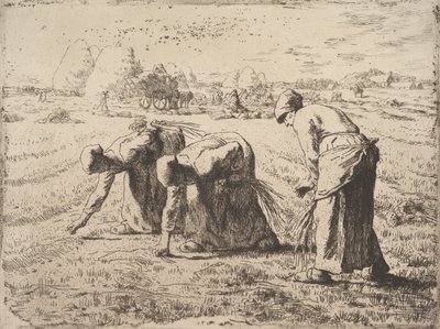 Las espigadoras, c.1855-56 de Jean Francois Millet